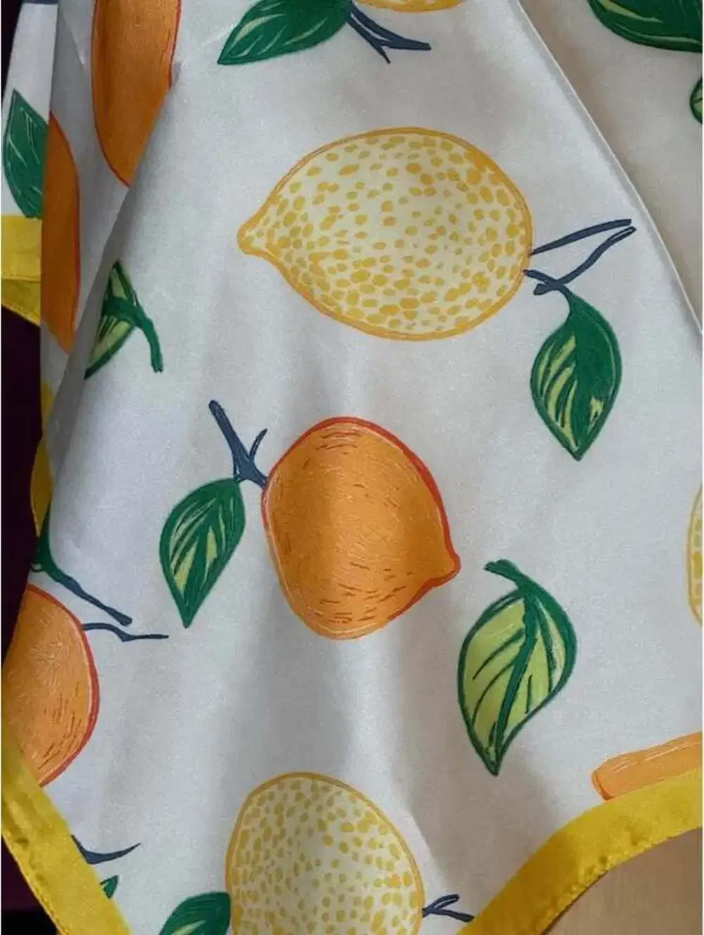 Cheery Lemon scarf New! $5. 26